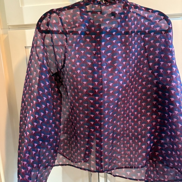 Cynthia Rowley Silk organza Blouse - Picture 3 of 3